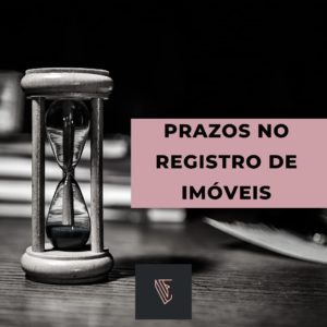 PRAZOS REGISTRO IMOVEL